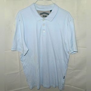 Baby Blue Perry Ellis Collared Shirt Size L